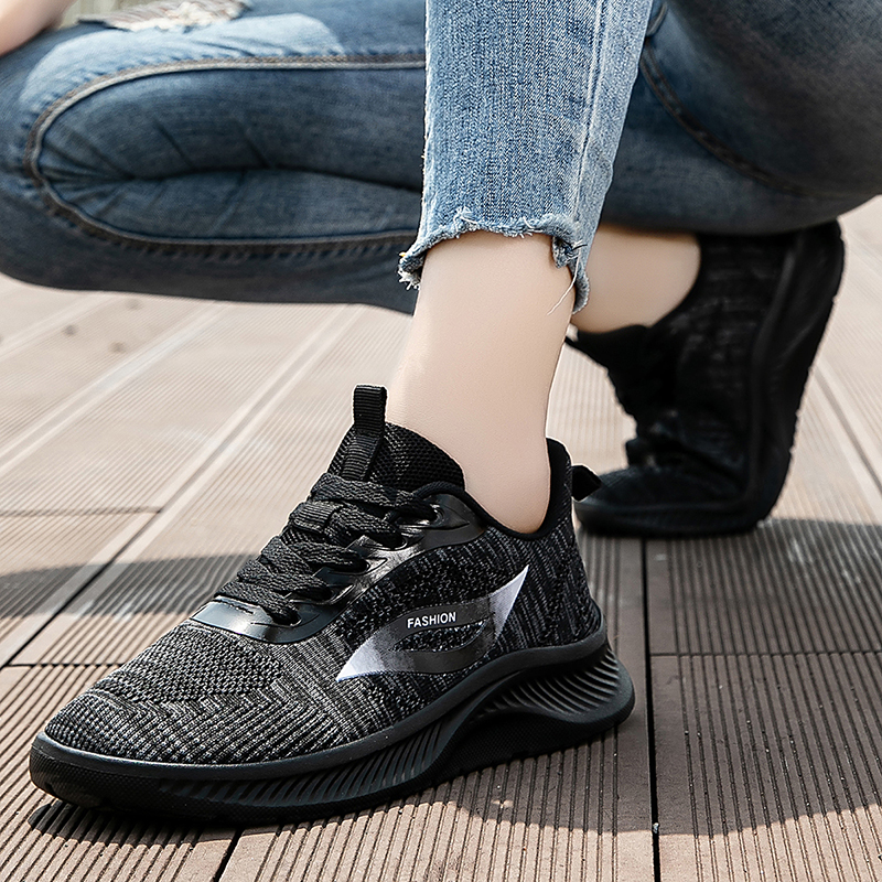 2025 Autumn Black Knitted Shoe - Women'S Shoes Running Sports 리뷰 및 가격