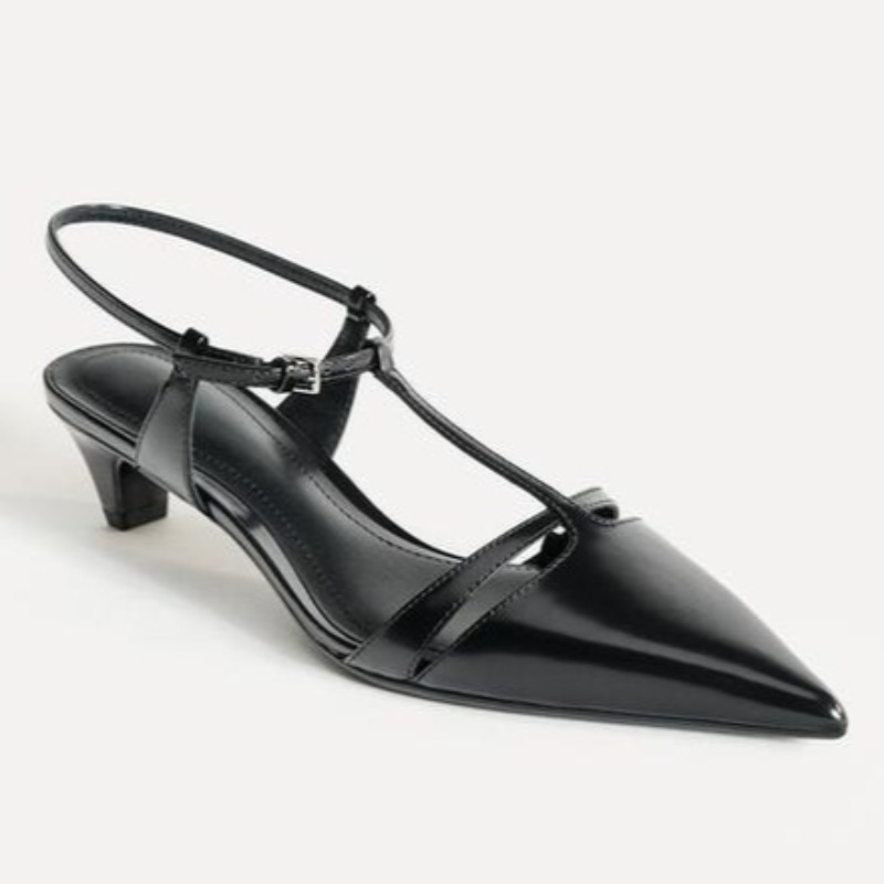 Patent Leather Kitten Heel Wom - Ankle Strap Heels 리뷰 및 가격