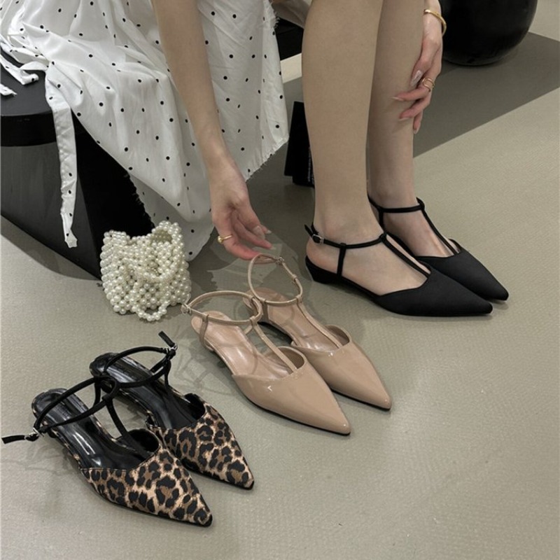 Womens Pointed Toe T-Strap Kit - Ankle Strap Heels 리뷰 및 가격