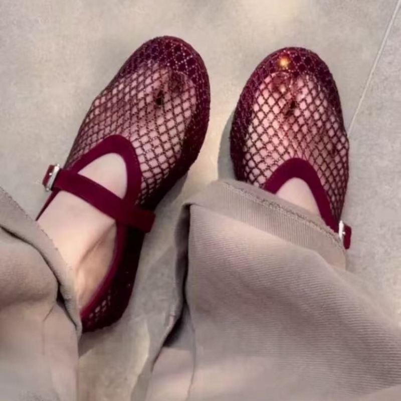 Hollow Rhinestone Baotou Sanda - Shoes Women Pumps 리뷰 및 가격