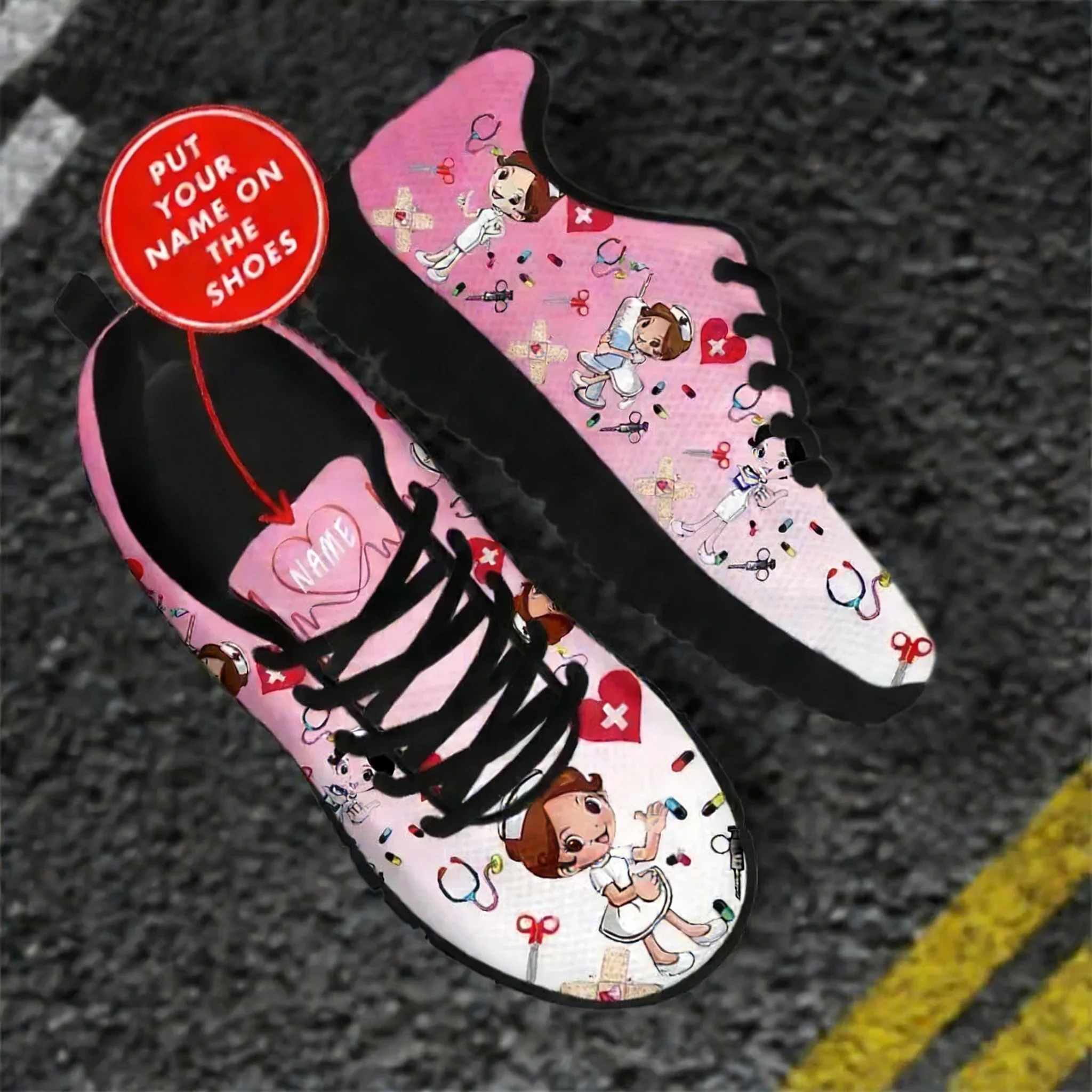 Pink Nursing Shoes Ladies Flat - Women'S Shoes Nursing 리뷰 및 가격