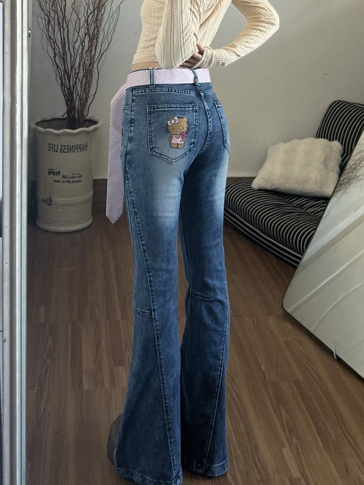 Y2K Hello Kitty Girls Jeans Co - Women Shoes Jeans 리뷰 및 가격