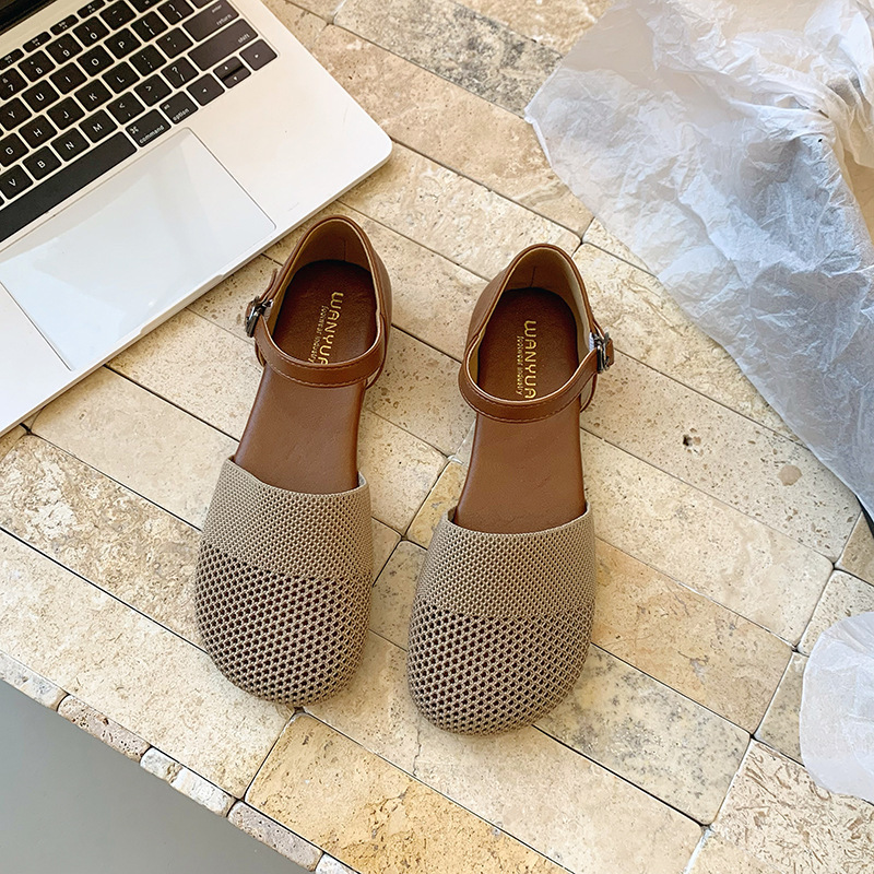 2025 New Spring Summer Mesh Sa - Ankle Strap Heels 리뷰 및 가격