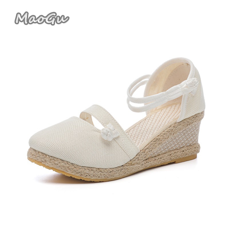 Women's Linen Espadrille Wedge - Espadrille Wedge Shoes 리뷰 및 가격