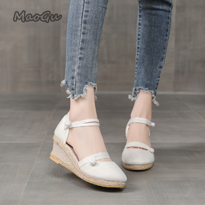 Women's Linen Espadrille Wedge - Espadrille Wedge Shoes 리뷰 및 가격