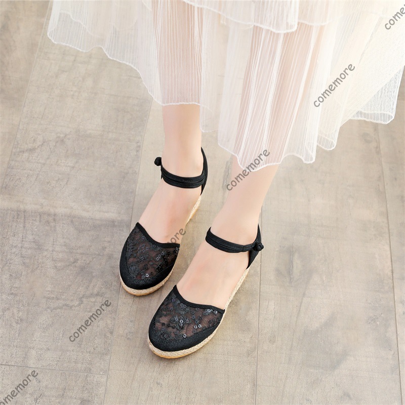 Women's Lace Mesh Espadrille W - Espadrille Wedge Shoes 리뷰 및 가격