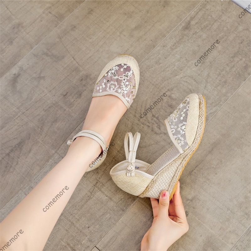 Women's Lace Mesh Espadrille W - Espadrille Wedge Shoes 리뷰 및 가격