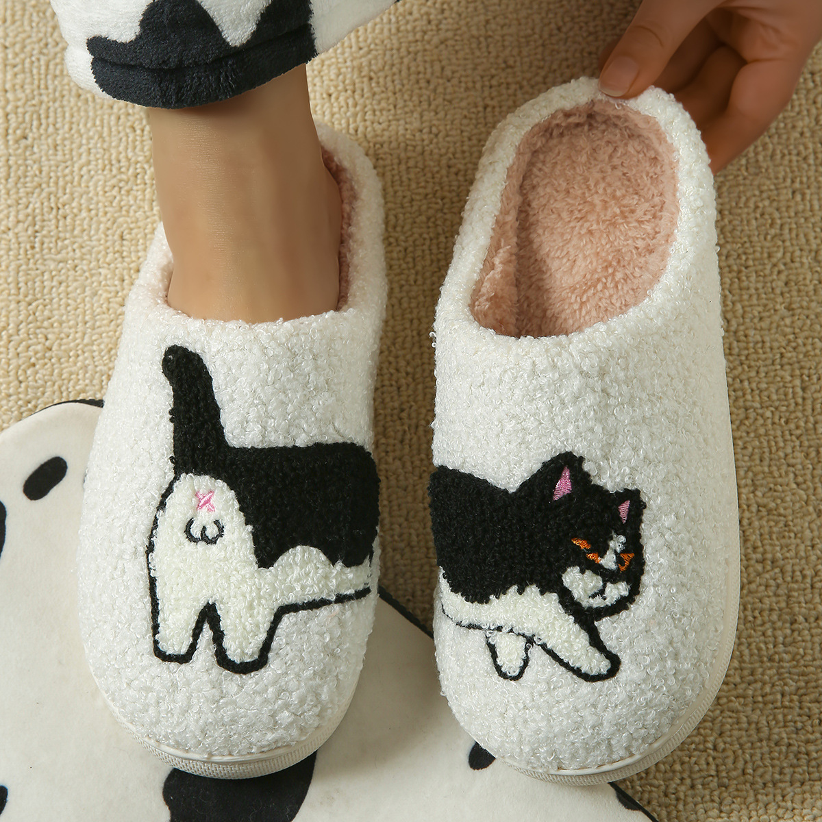 Winter Plush Cute Dachshund Em - Women'S Shoes Non Slip 리뷰 및 가격
