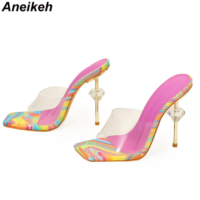 Aneikeh NEW Sexy Strange Trans - Clear Strap Heel 리뷰 및 가격
