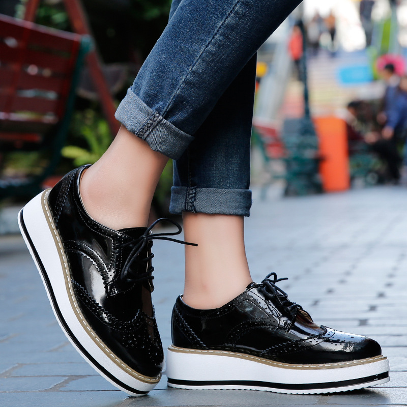 Women Loafers Shoes Leather Th - Espadrille Wedge Shoes 리뷰 및 가격