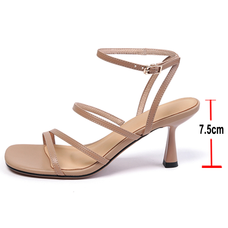 Meotina Sandals Women Shoes Sq - Ankle Strap Heels 리뷰 및 가격