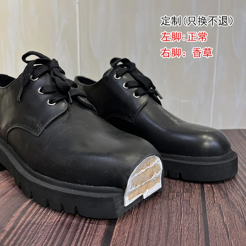 Cake Thick Bottom Derby Shoes  - Women Shoes With Heels 리뷰 및 가격