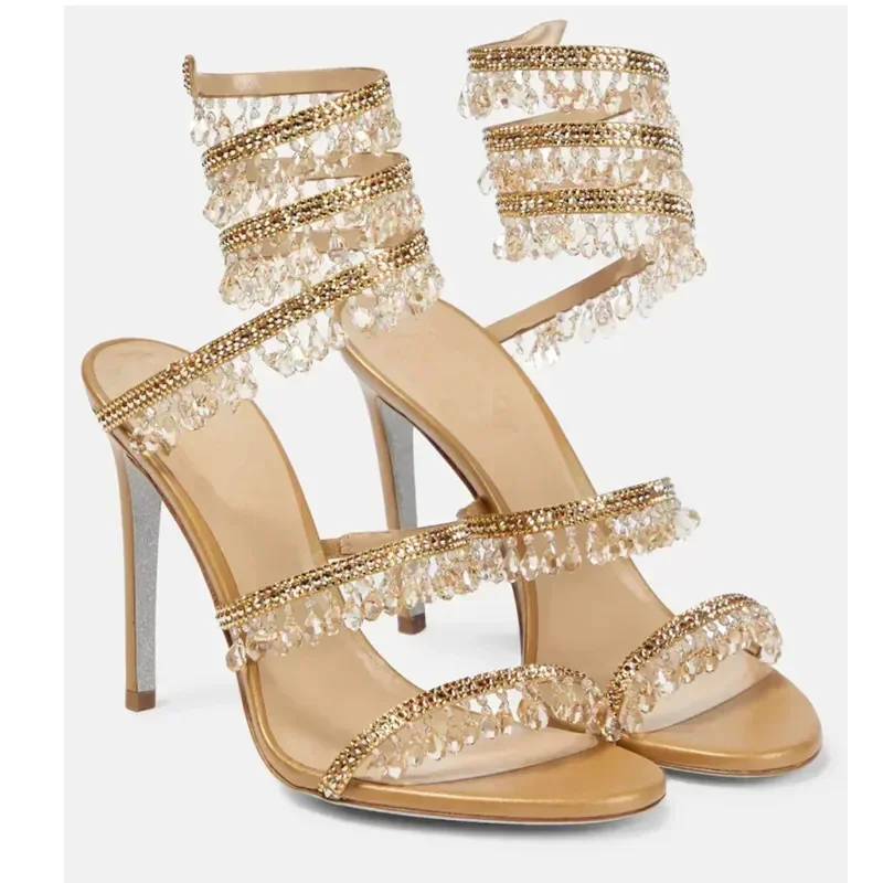 2026Women's New Water Diamond  - Ankle Strap Heels 리뷰 및 가격