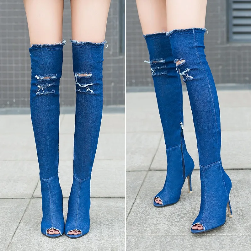 2025 Boots Women Summer Autumn - Women Shoes Jeans 리뷰 및 가격