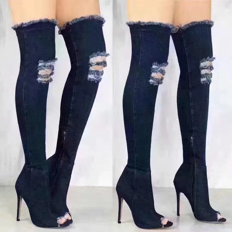 2025 Boots Women Summer Autumn - Women Shoes Jeans 리뷰 및 가격